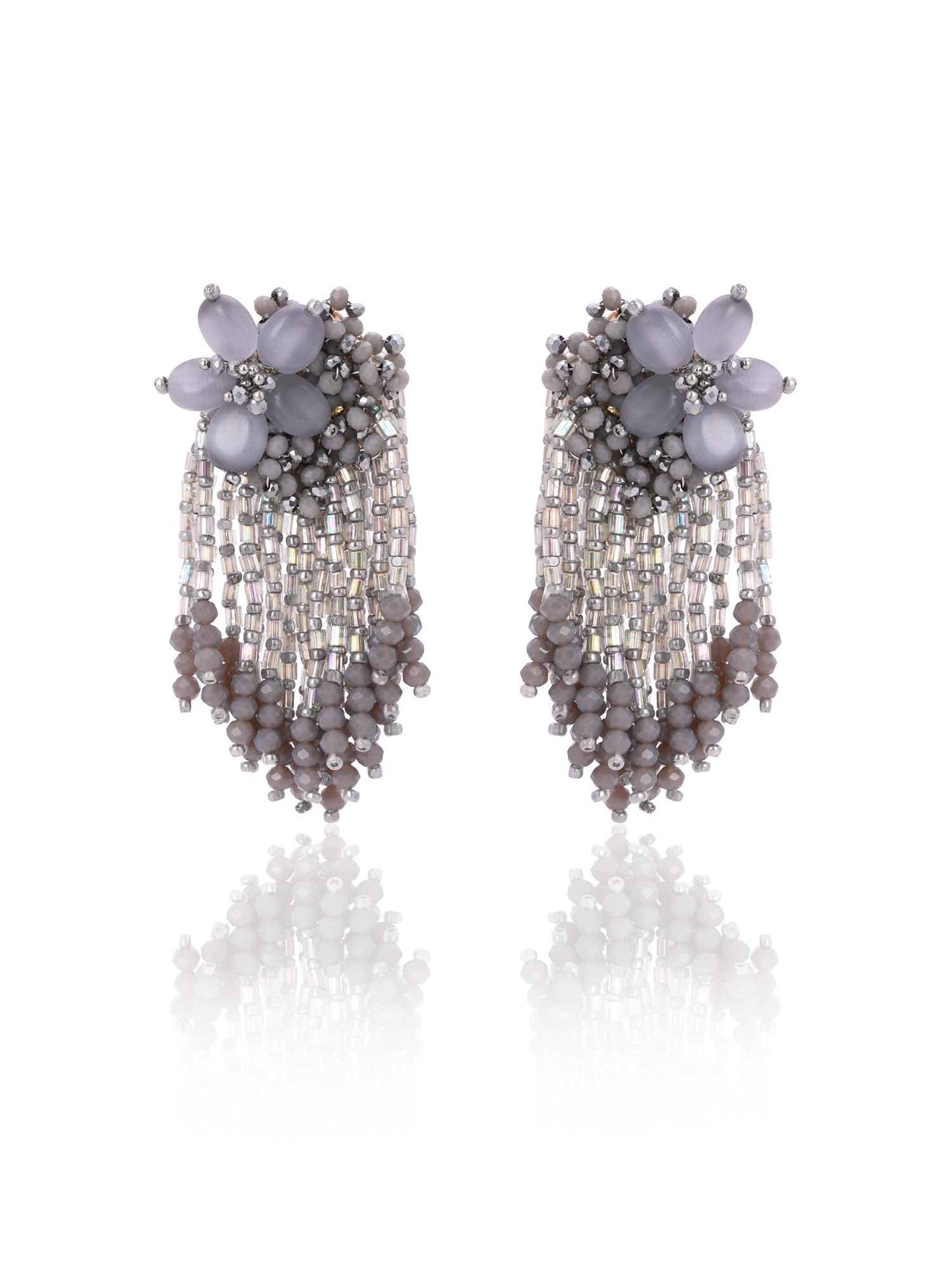 Coral Cascade Earrings
