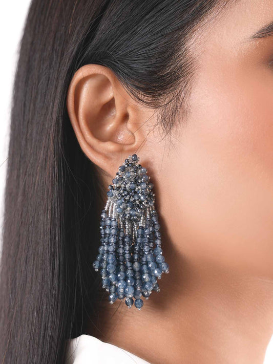 Aqua Drape Earrings