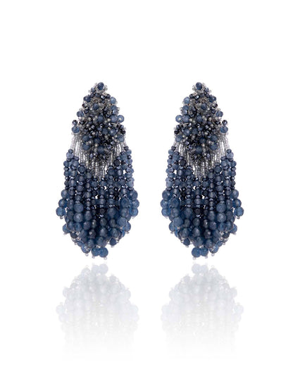 Aqua Drape Earrings