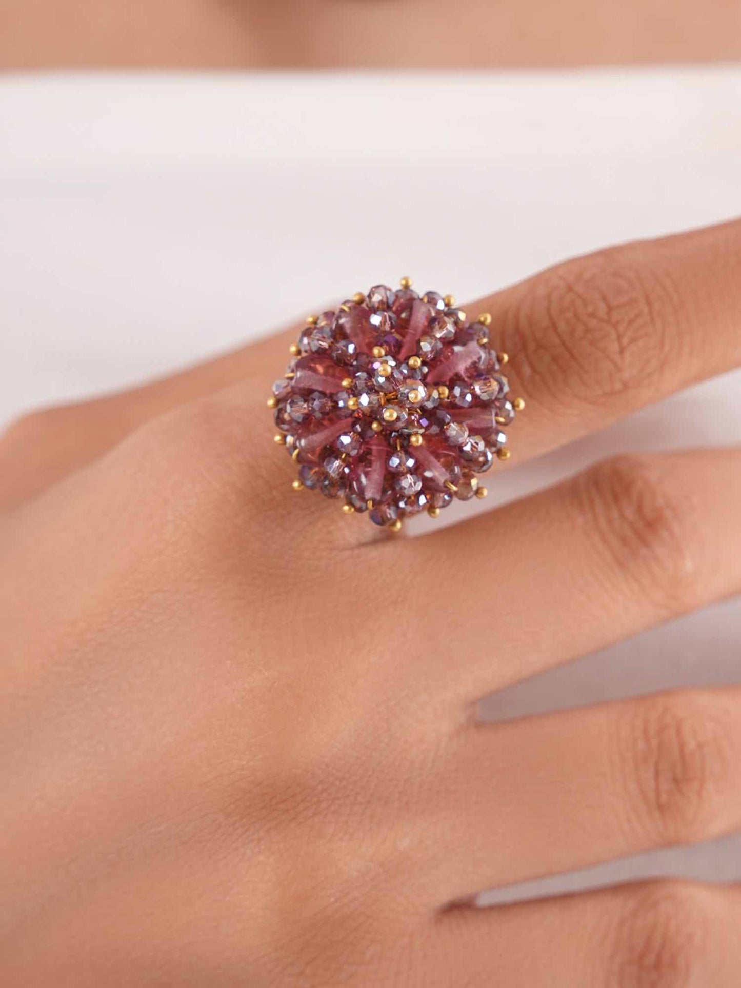 Fiona Wine Finger Ring