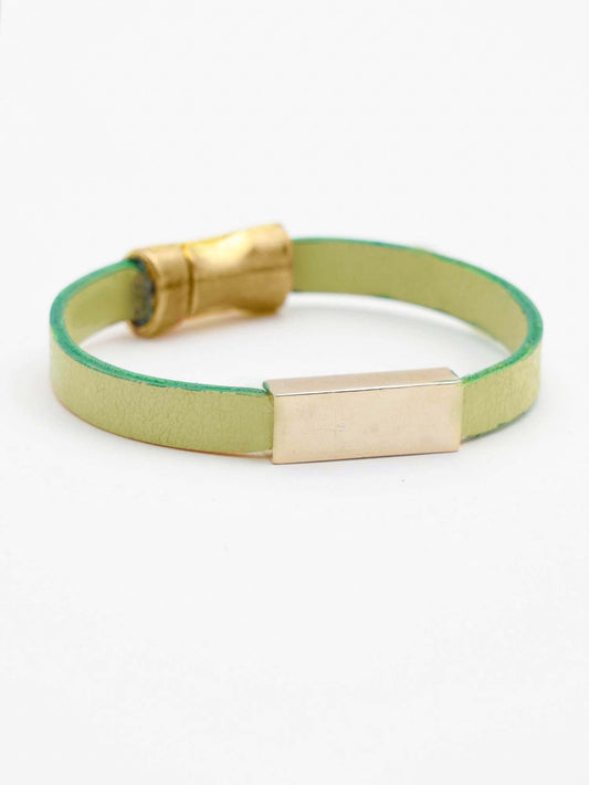 Peridot Prism Green Wristband