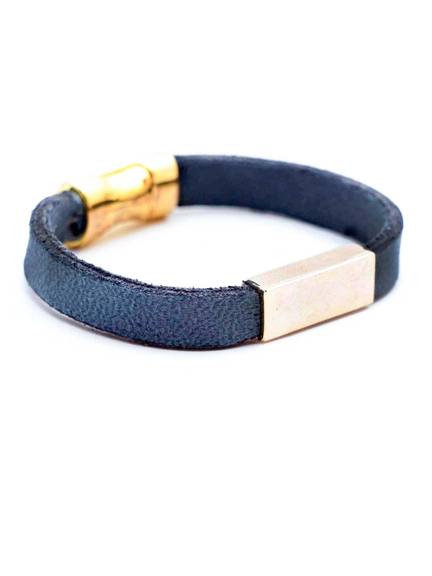 Blue Men's Leather Bracelets