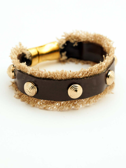 Brown Leather Bracelet 