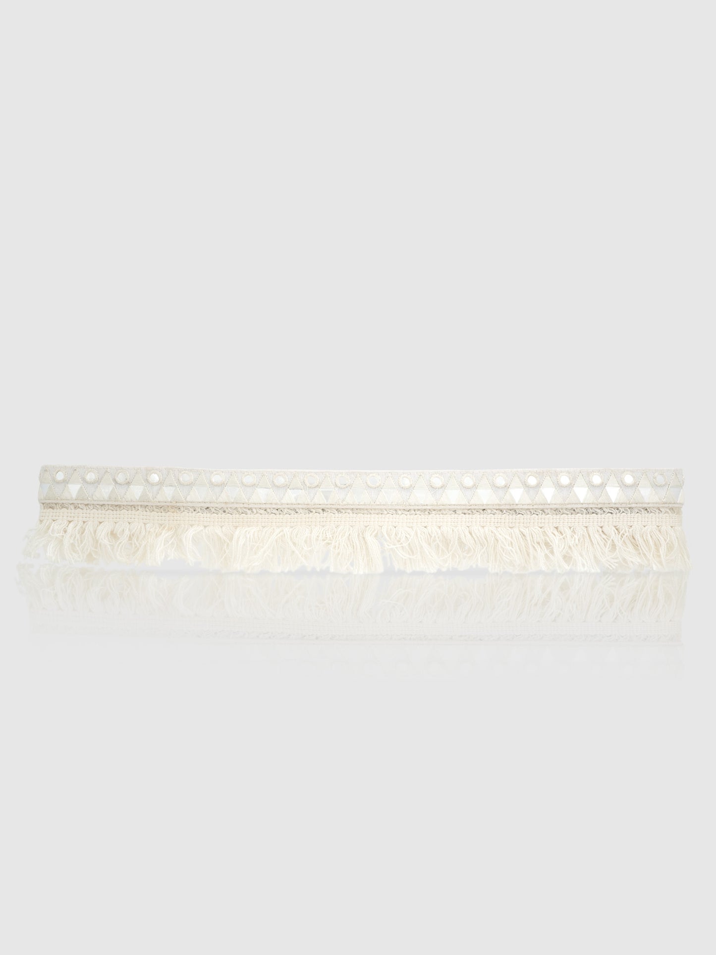 White Orchid Boho Waist Belt