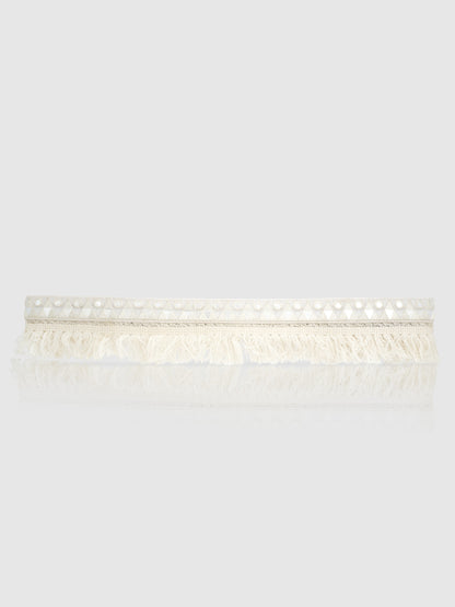 White Orchid Boho Waist Belt