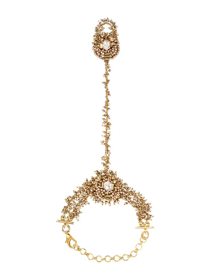 Golden & Dark Gold Kundan Choker Set | Traditional Bridal Necklace Set | Statement Wedding & Festive Jewellery