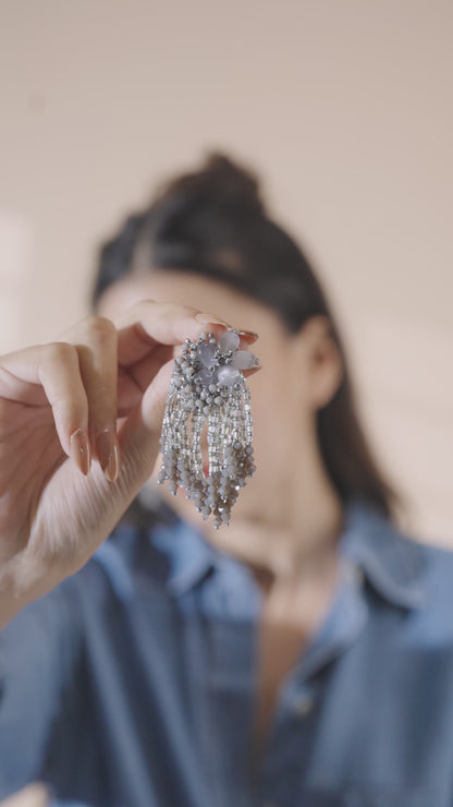 Coral Cascade Earrings