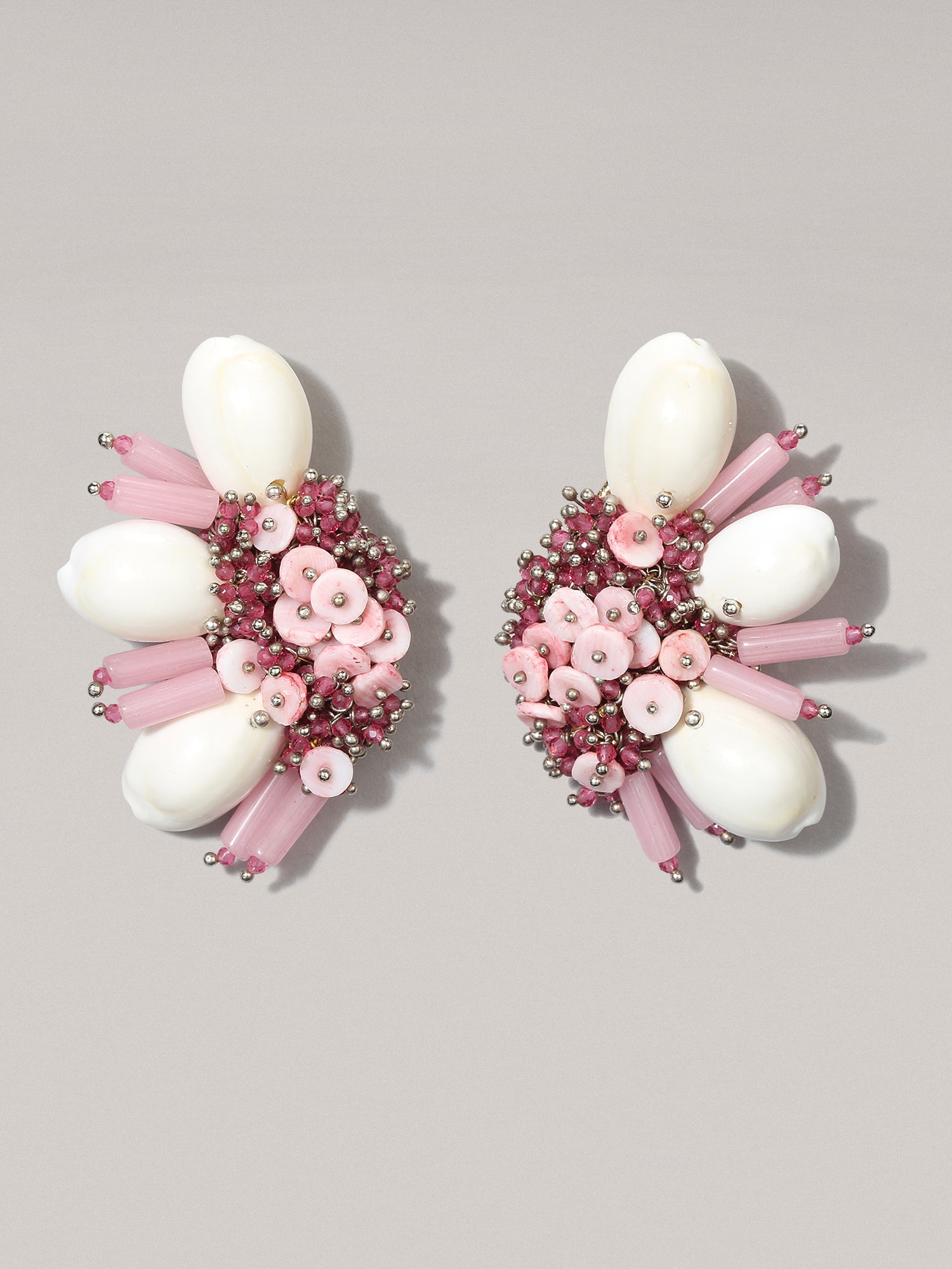 PENTA PINK STUDS - House of D’oro