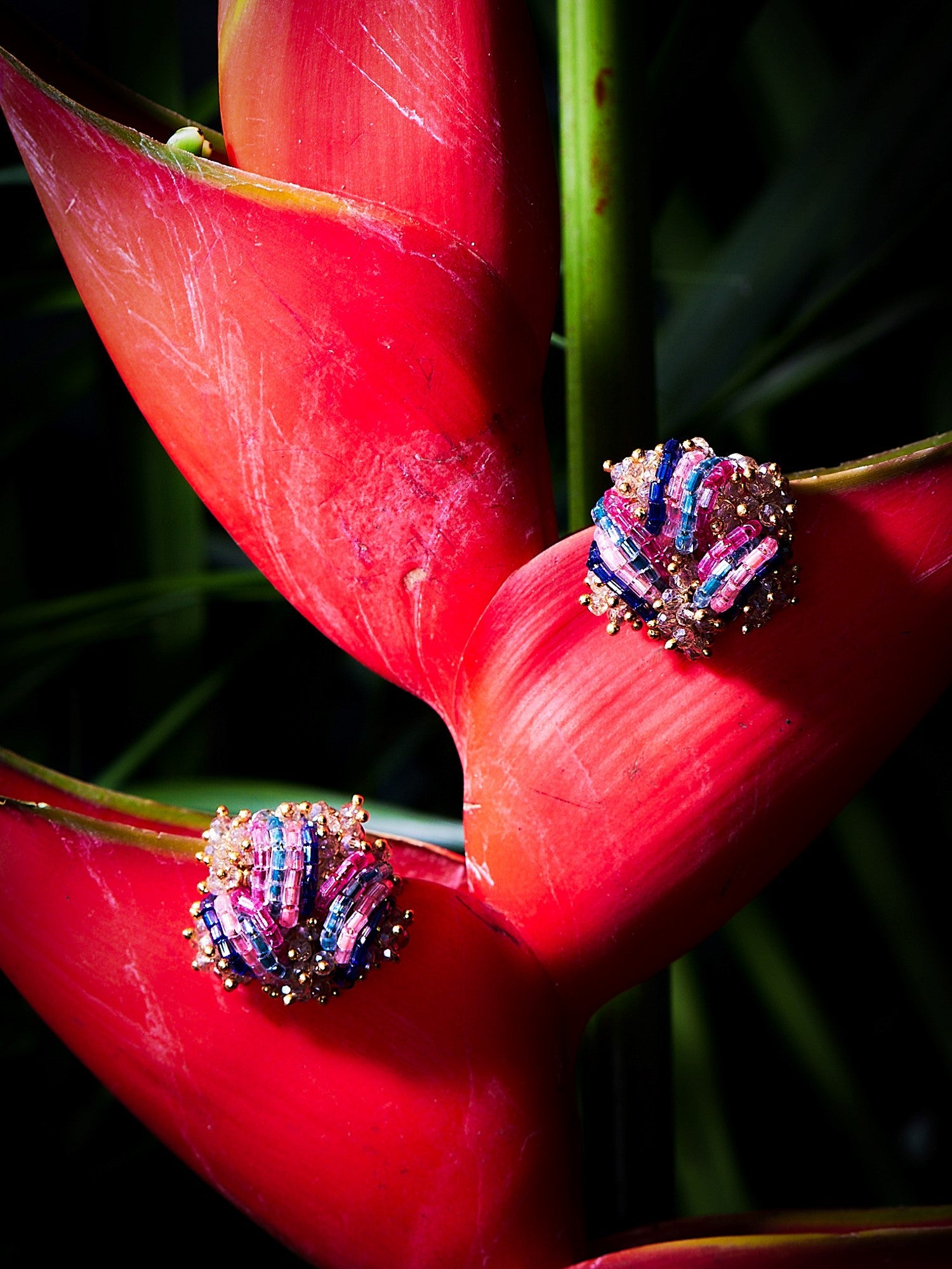MIMOSA COLORED STUDS - House of Doro