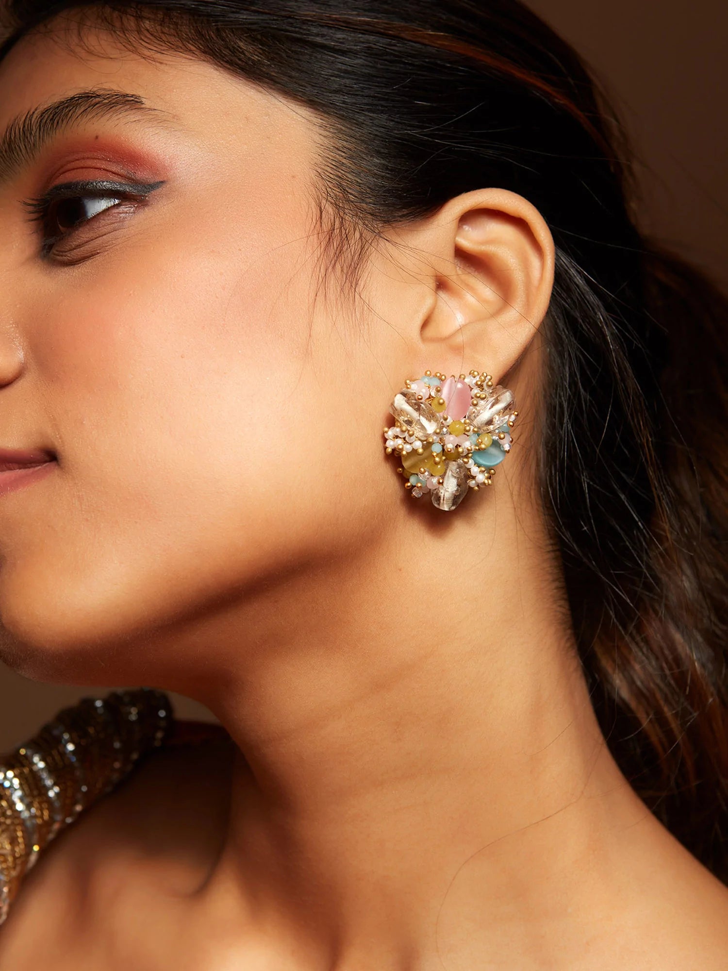 COSMMEA STUDS EARRINGS - House of Doro