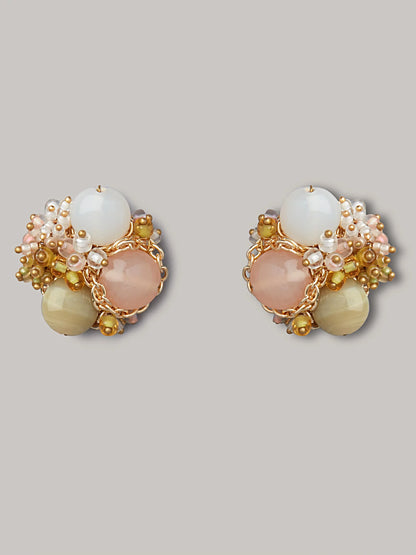 TIRIAN STONE STUDS - House of Doro