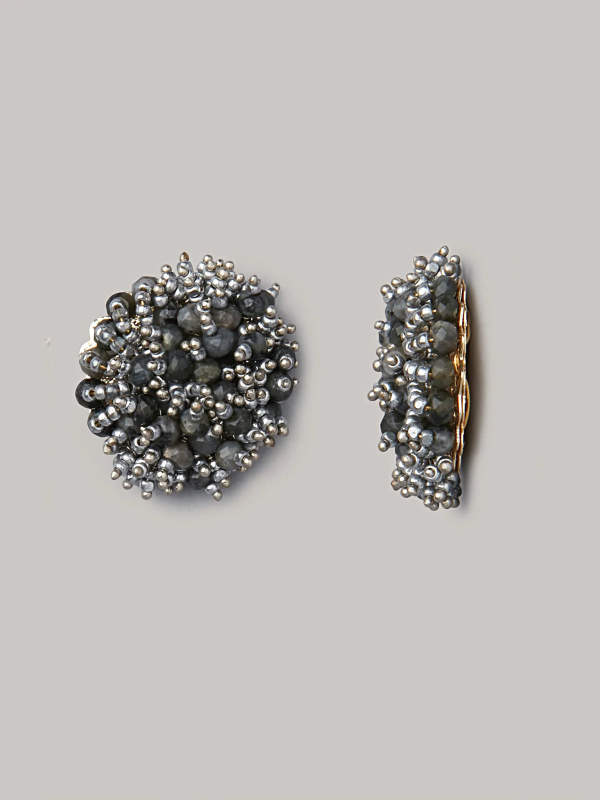 LINDREA BLACK STUDS - House of Doro