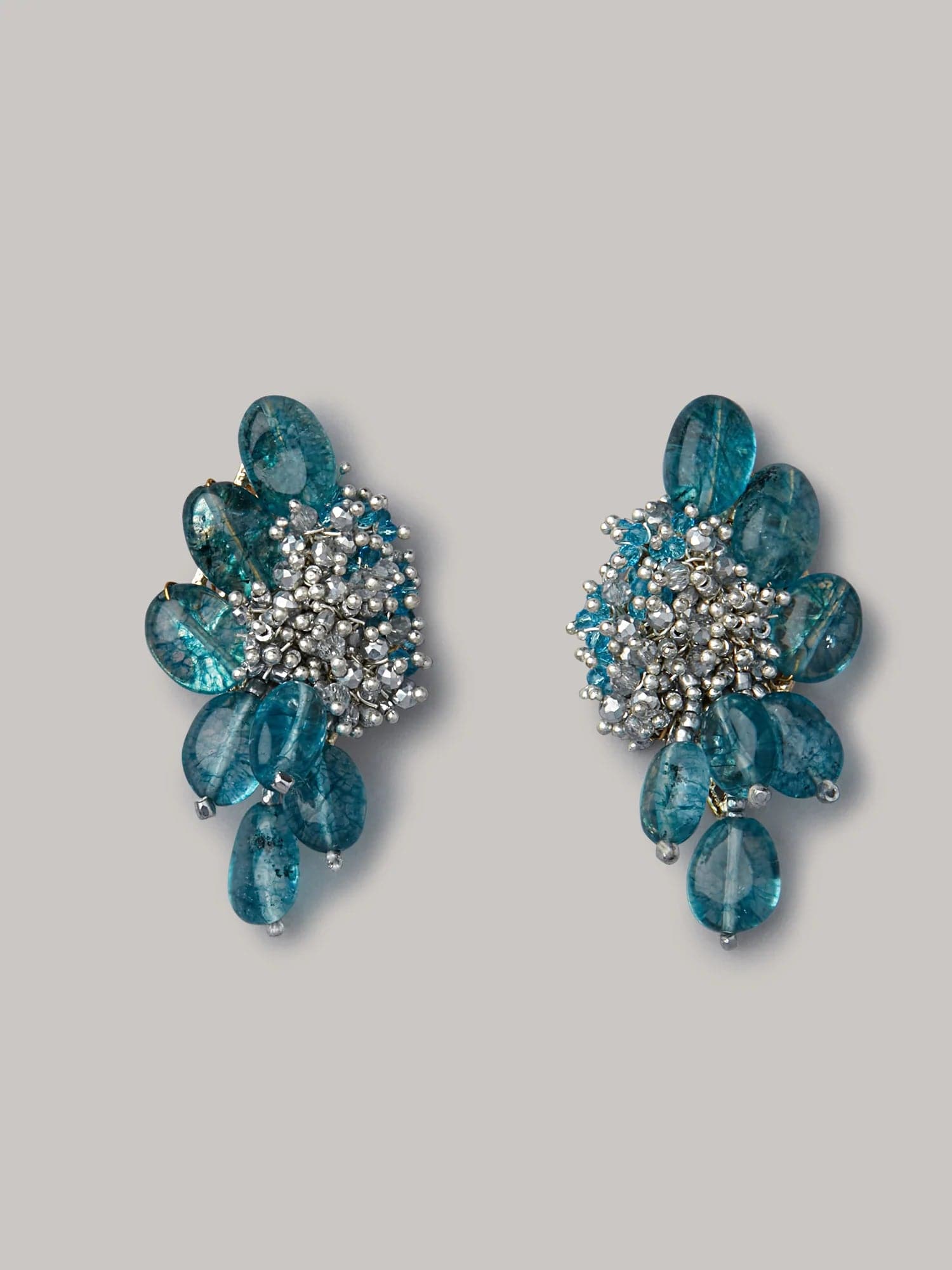 ATREYA BLUE STUDS - House of Doro