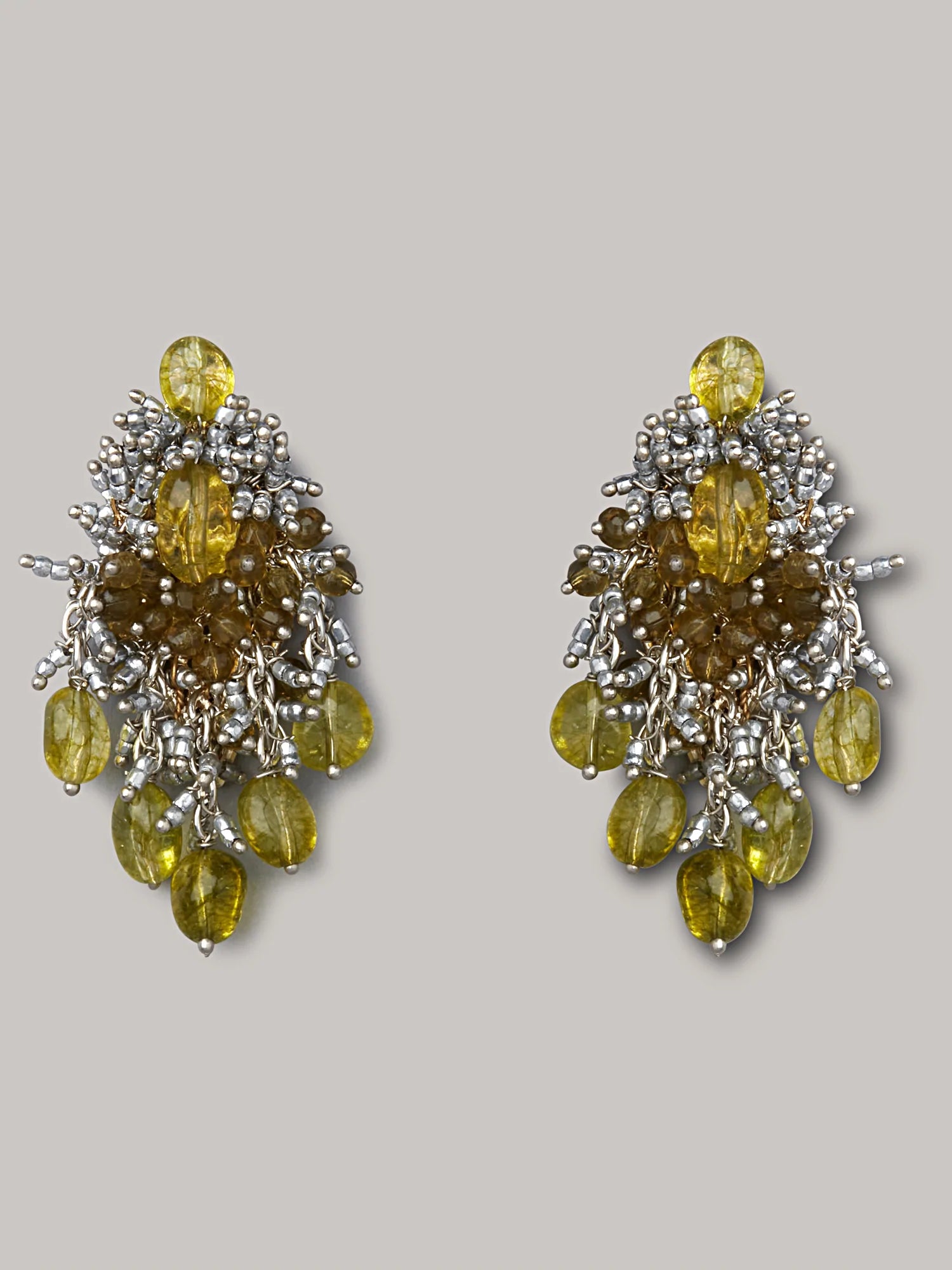 OLIVEANA GREEN STUDS - House of Doro