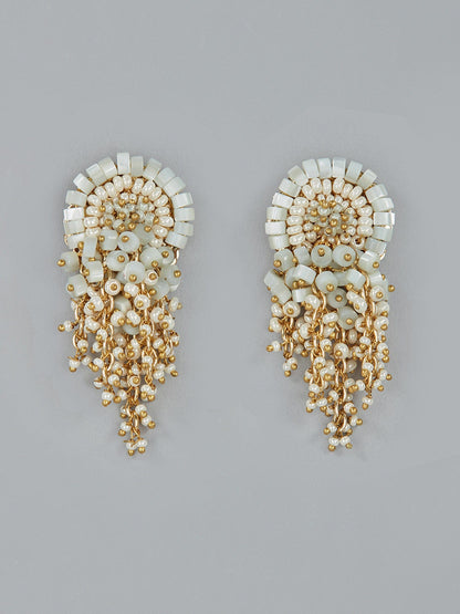 QUINLYNN GREEN STUDS - House of D’oro