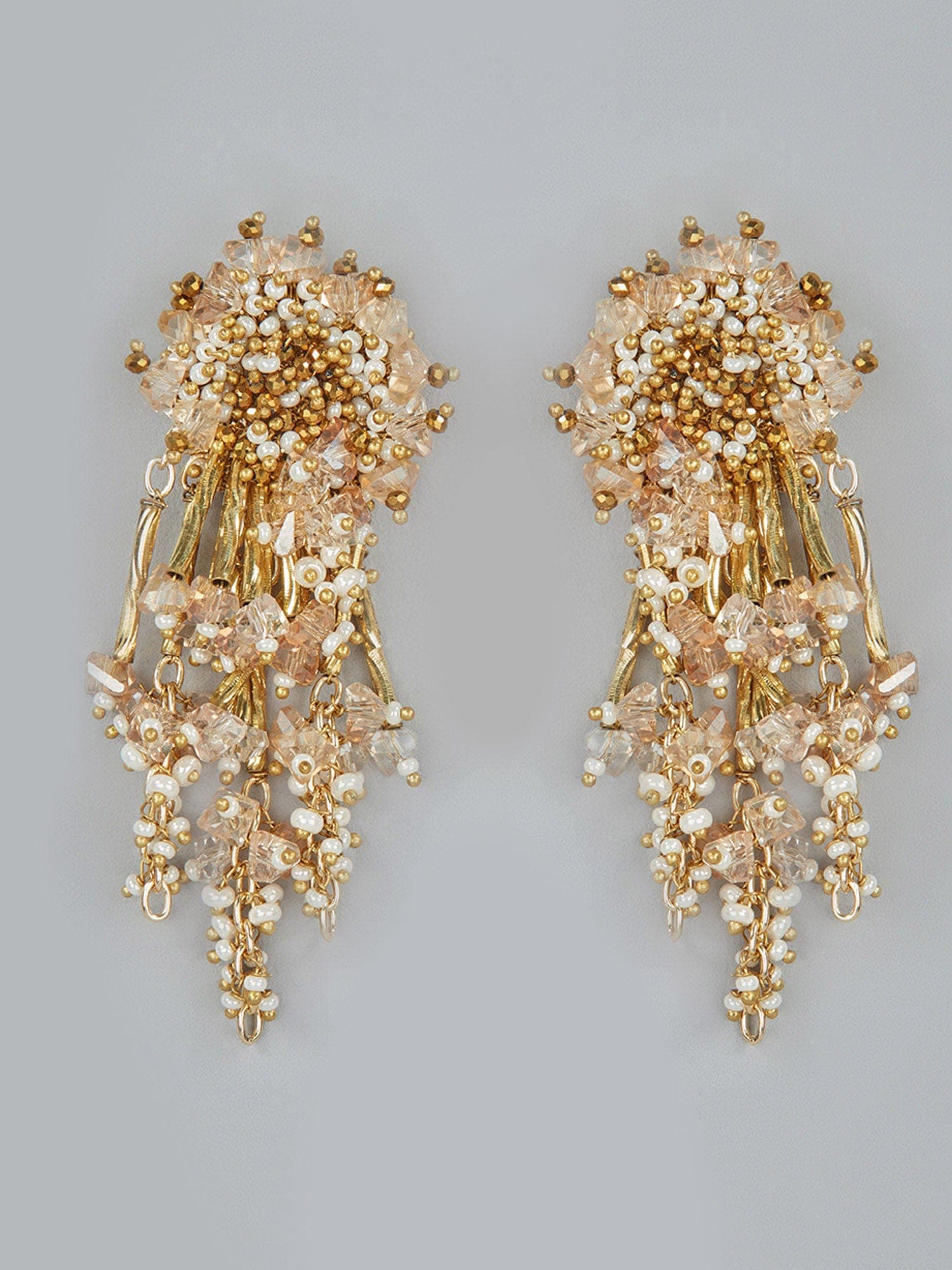 AMOIRA ROSE GOLD STUDS - House of D’oro