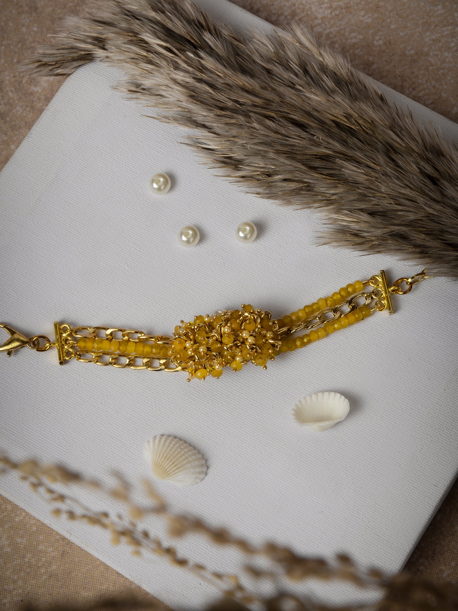 SUNSHINE BEIGE BRACELET - House of Doro