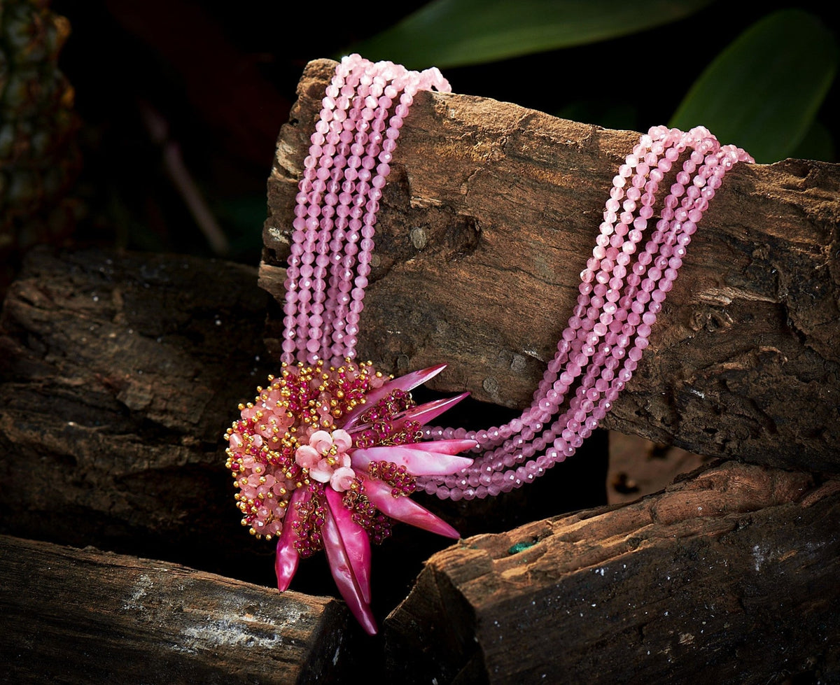 SILMARIEN PINK CHOKER - House of D’oro