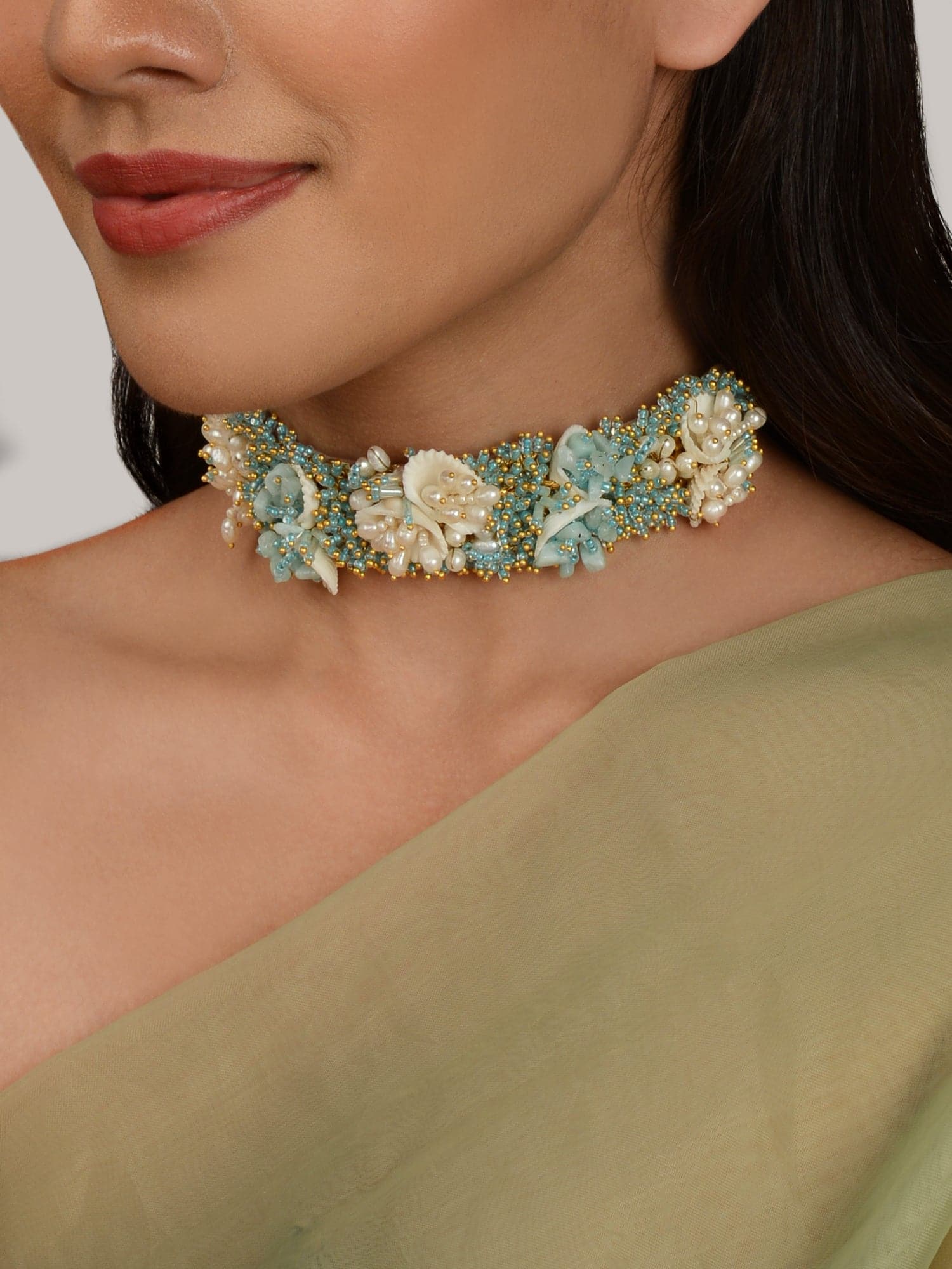 AQUA TURQUISE CHOKER - House of Doro