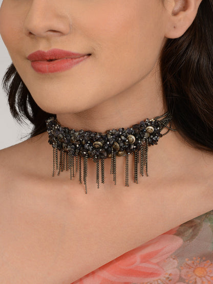 IRIS STONE CHOKER - House of Doro