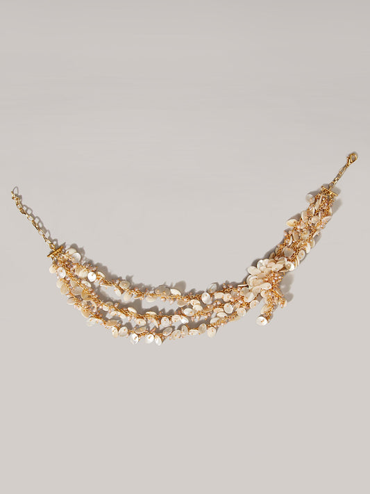 OLEANDER WHITE CHOKER - House of Doro
