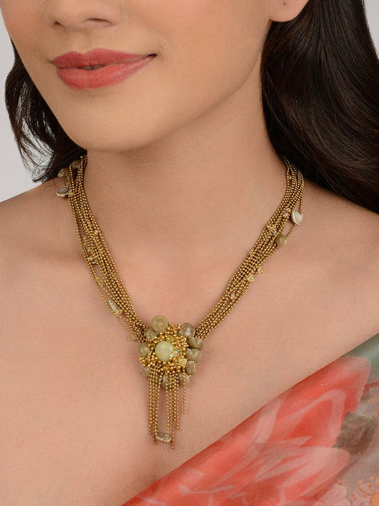 CROTON BEIGE CHOKER - House of Doro