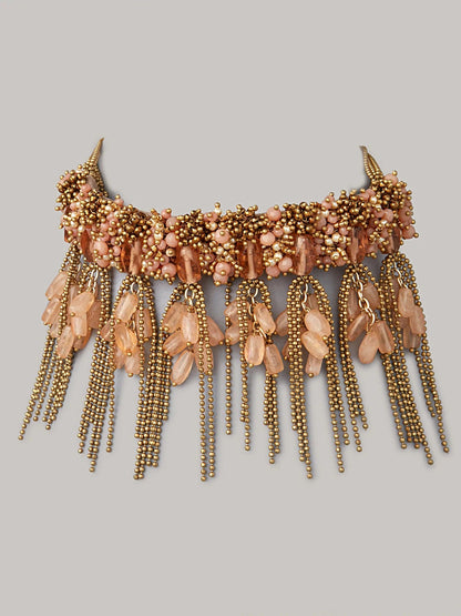 AMRUTHA PINK choker - House of Doro
