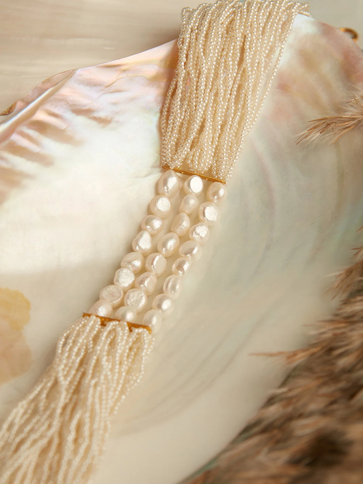 CIHIRA WHITE CHOKER - House of D’oro