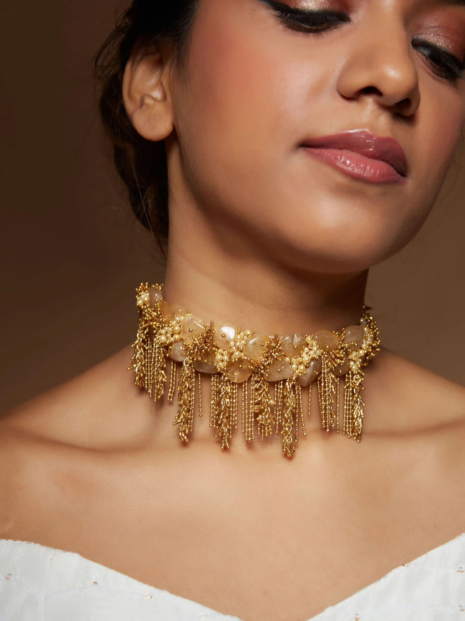 RHYDNA GOLD CHOKER - House of D’oro