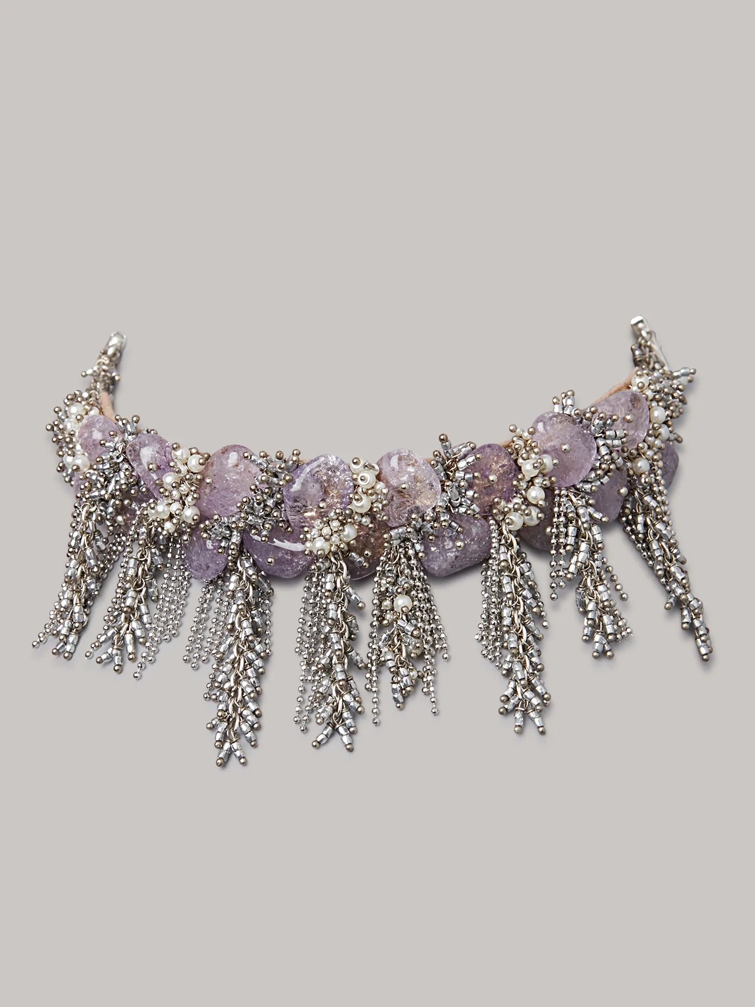 MERULLA PURPLE CHOKER - House of Doro