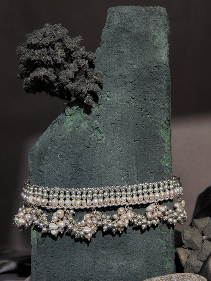 FENELLA SILVER CHOKER - House of Doro