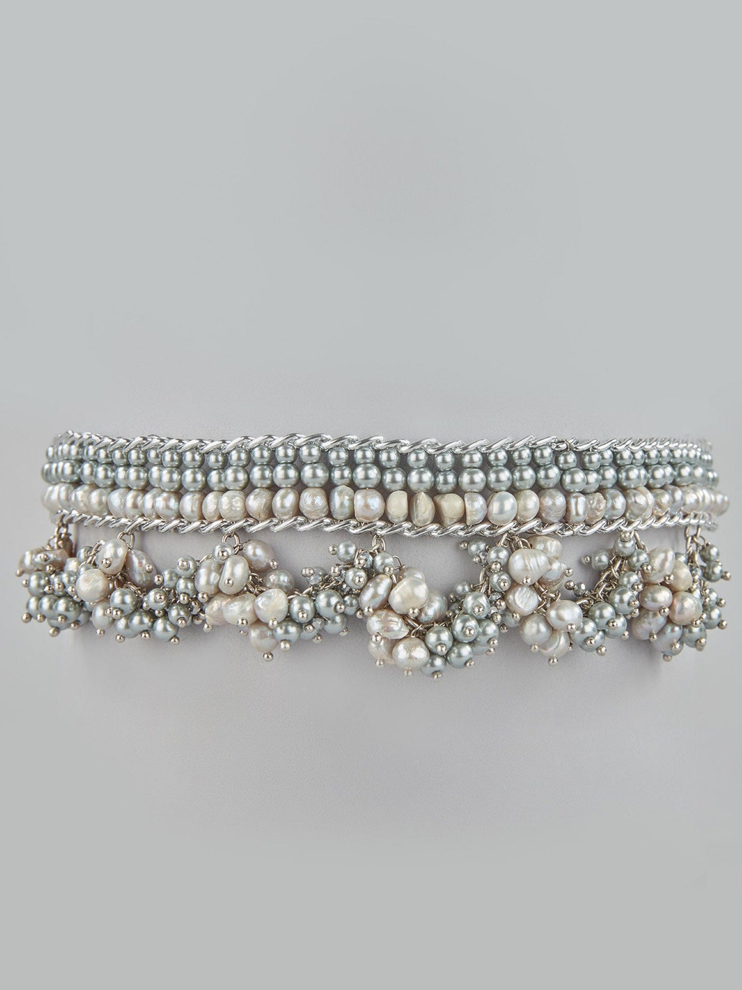 FENELLA SILVER CHOKER - House of Doro