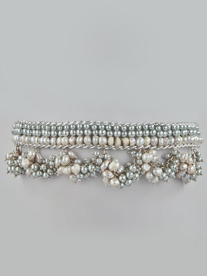 FENELLA SILVER CHOKER - House of Doro