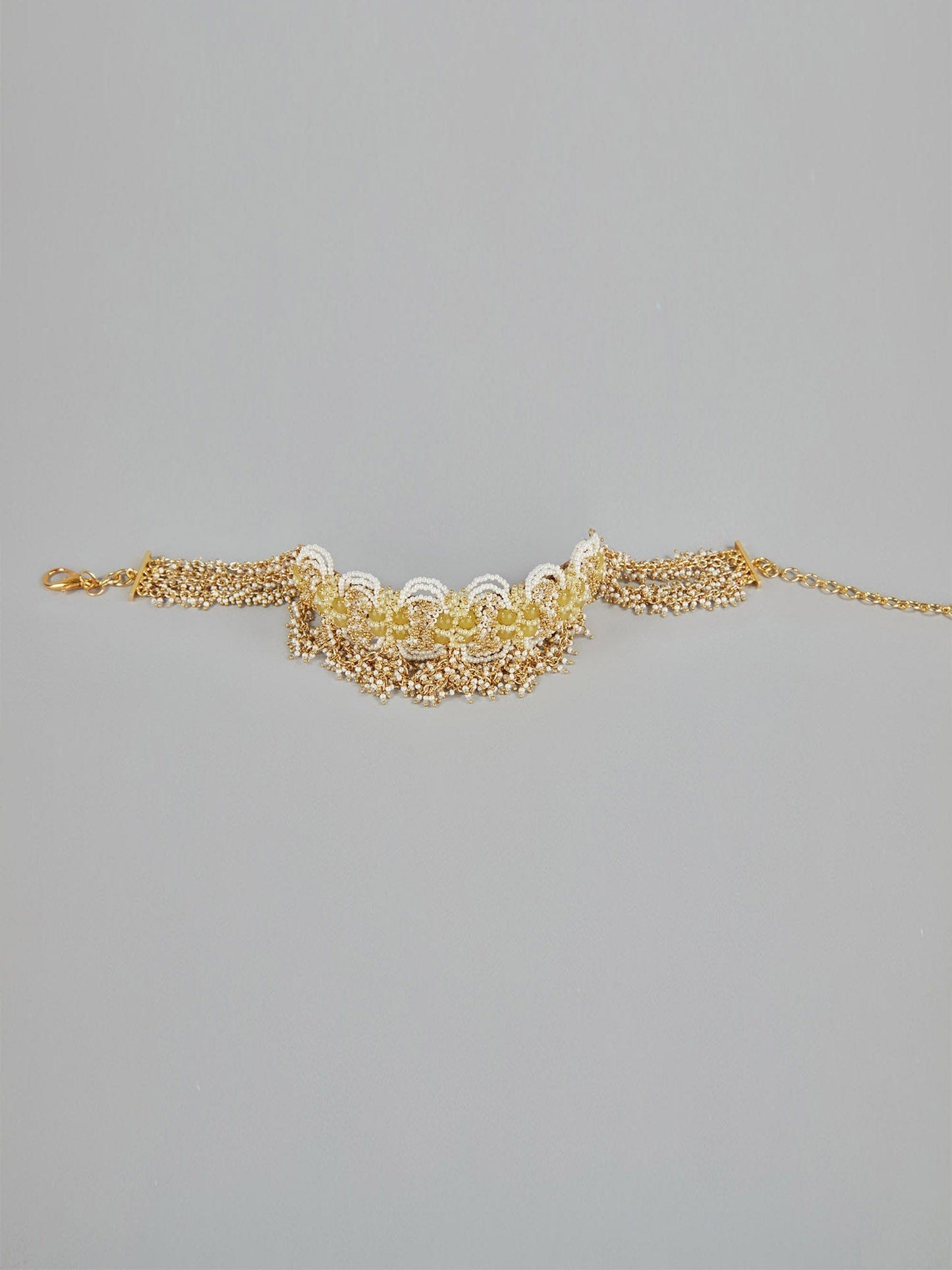 LUNARIA YELLOW CHOKER - House of Doro