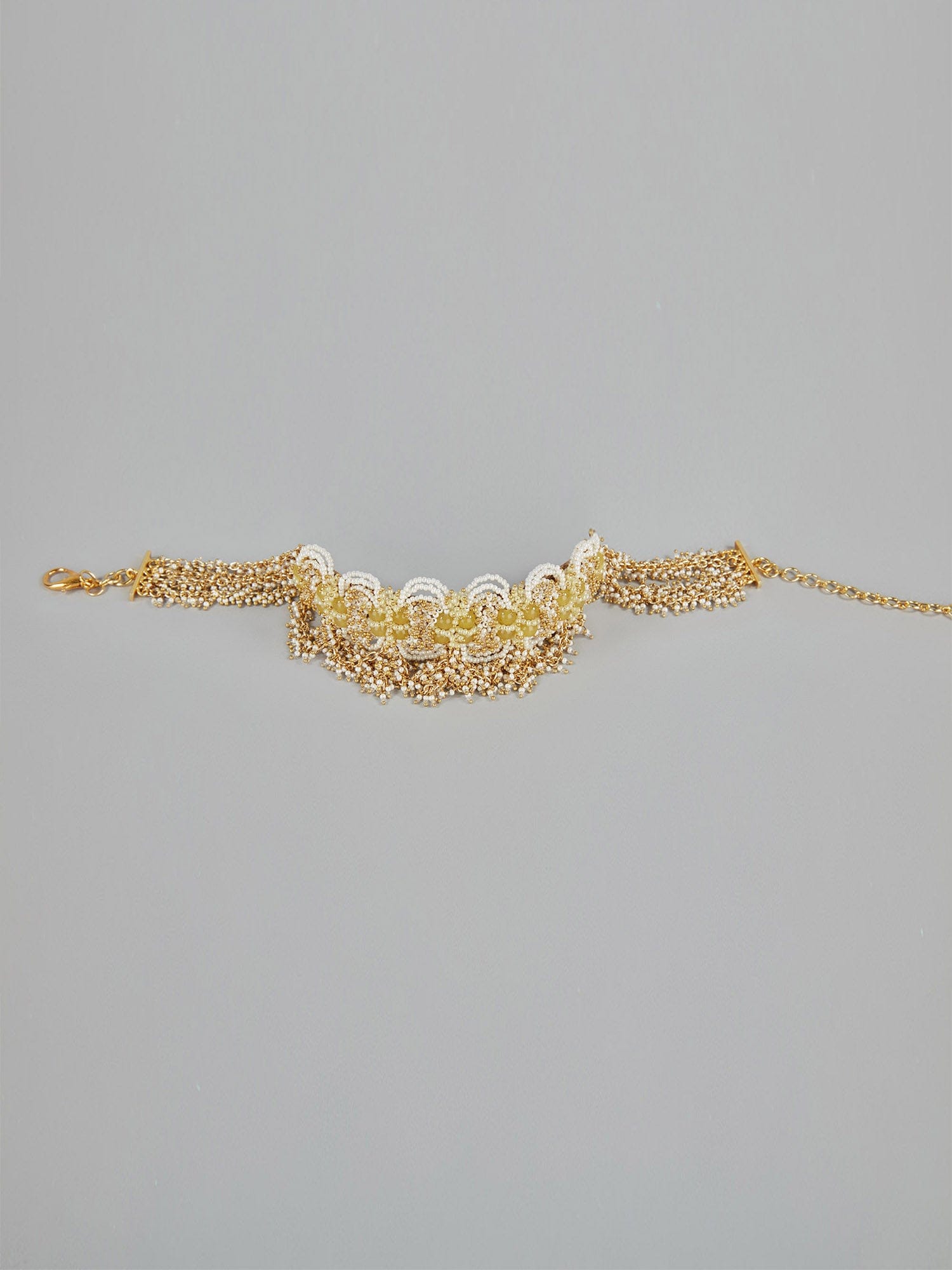 LUNARIA YELLOW CHOKER - House of Doro