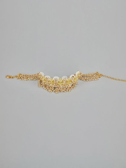 LUNARIA YELLOW CHOKER - House of Doro
