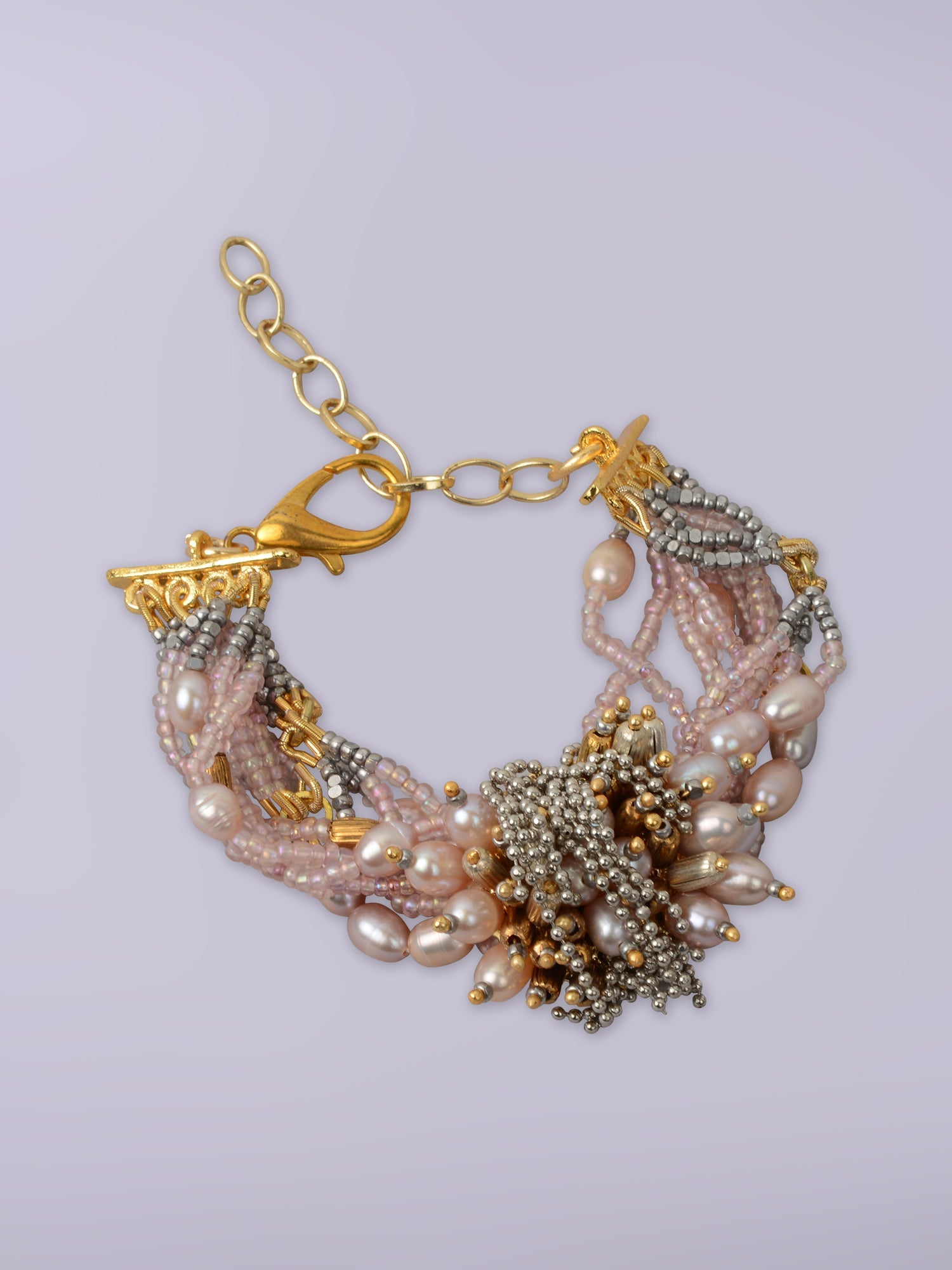 DARK ROSE PEACH BRACELET - House of D’oro