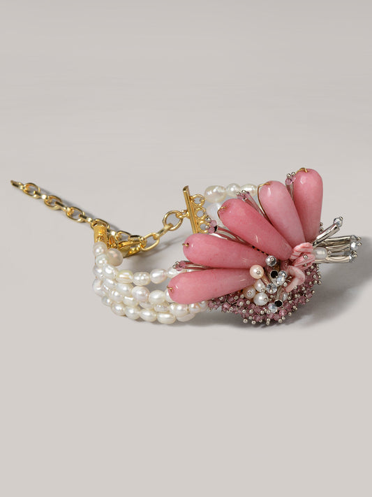 PHILODENDRON PINK BRACELET - House of Doro