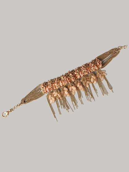 AMRUTHA PINK choker - House of Doro