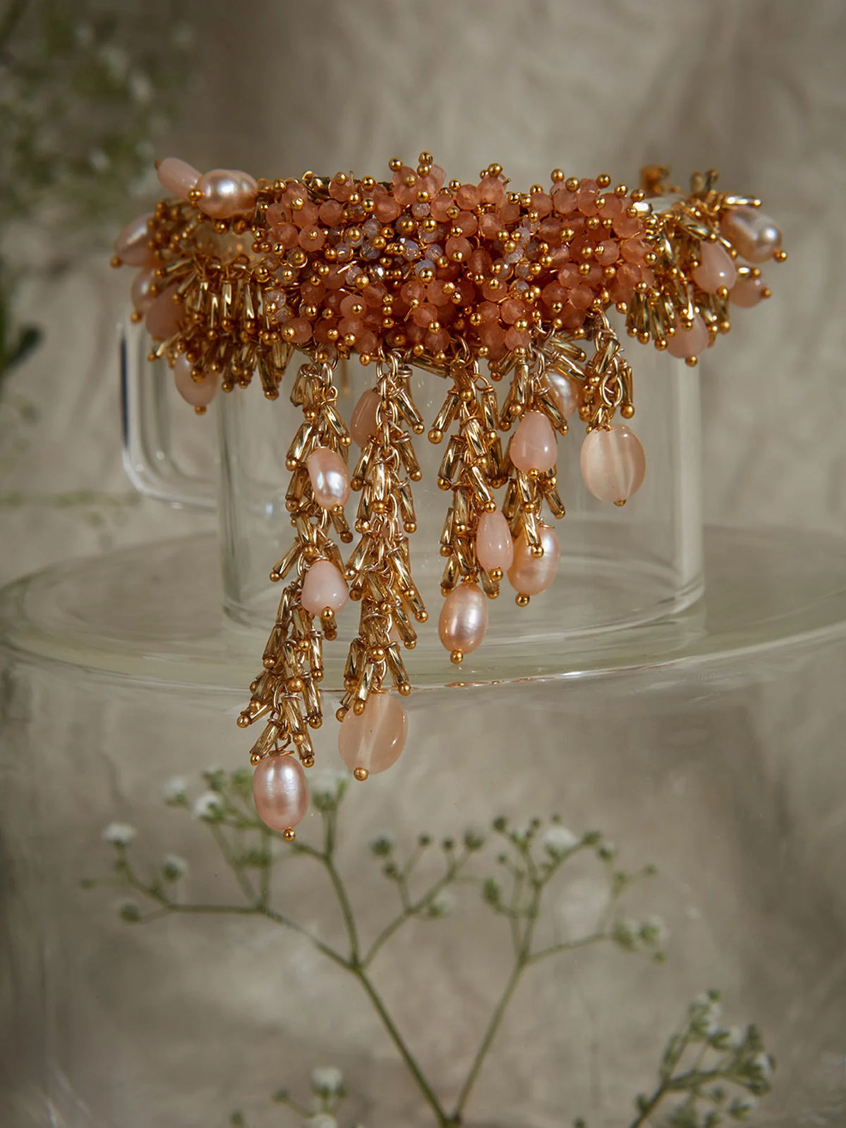 FORESTA PEACH BRACELET - House of D’oro