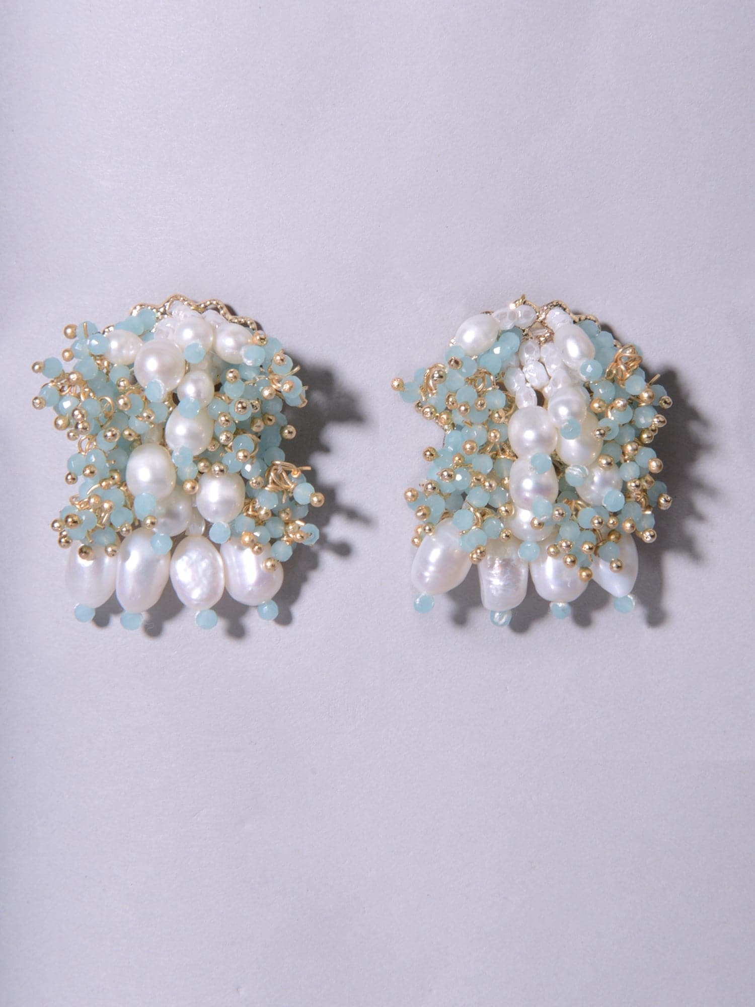 ATLANNA AQUA STUDS - House of Doro