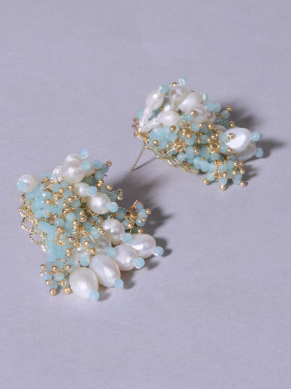 ATLANNA AQUA STUDS - House of Doro