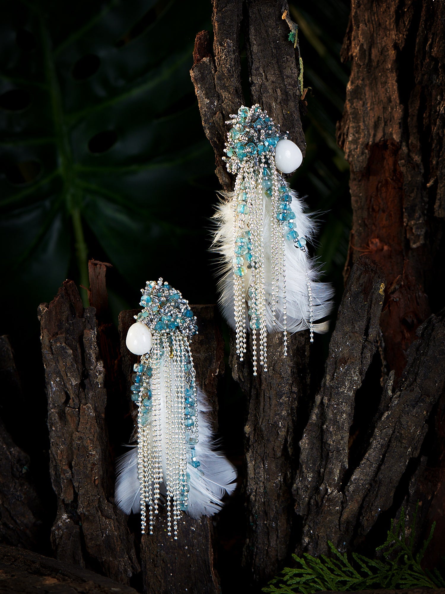 MORNING GLORY FEATHER STUD - House of Doro