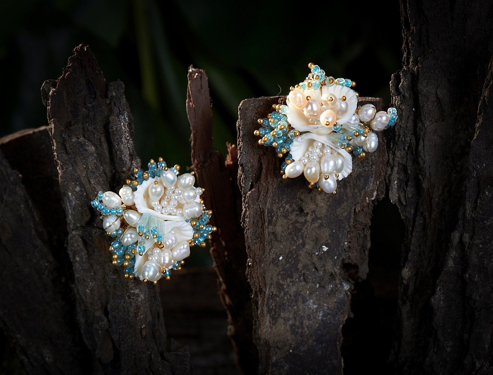MAEGLINA WHITE STUD - House of D’oro