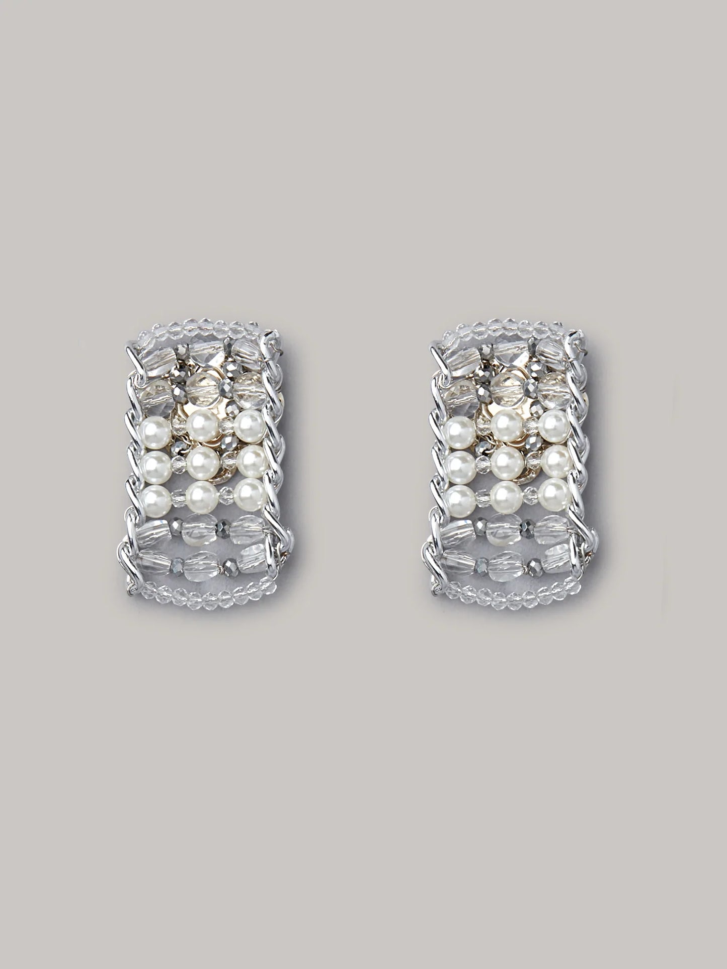 LAERRA SILVER STUDS - House of Doro