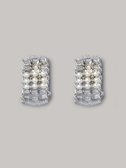 LAERRA SILVER STUDS - House of Doro