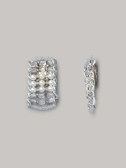 LAERRA SILVER STUDS - House of Doro