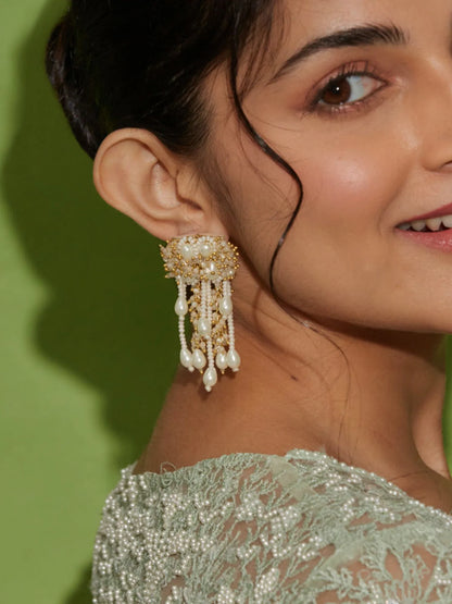 EZRELA GOLD STUDS - House of Doro