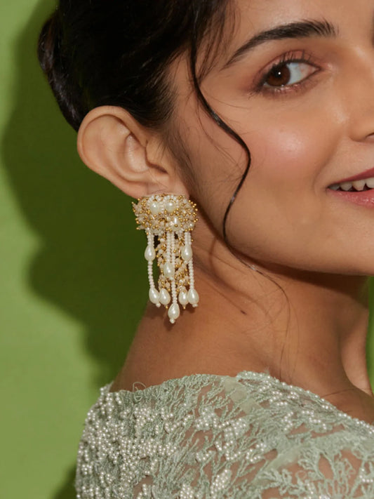 EZRELA GOLD STUDS - House of Doro