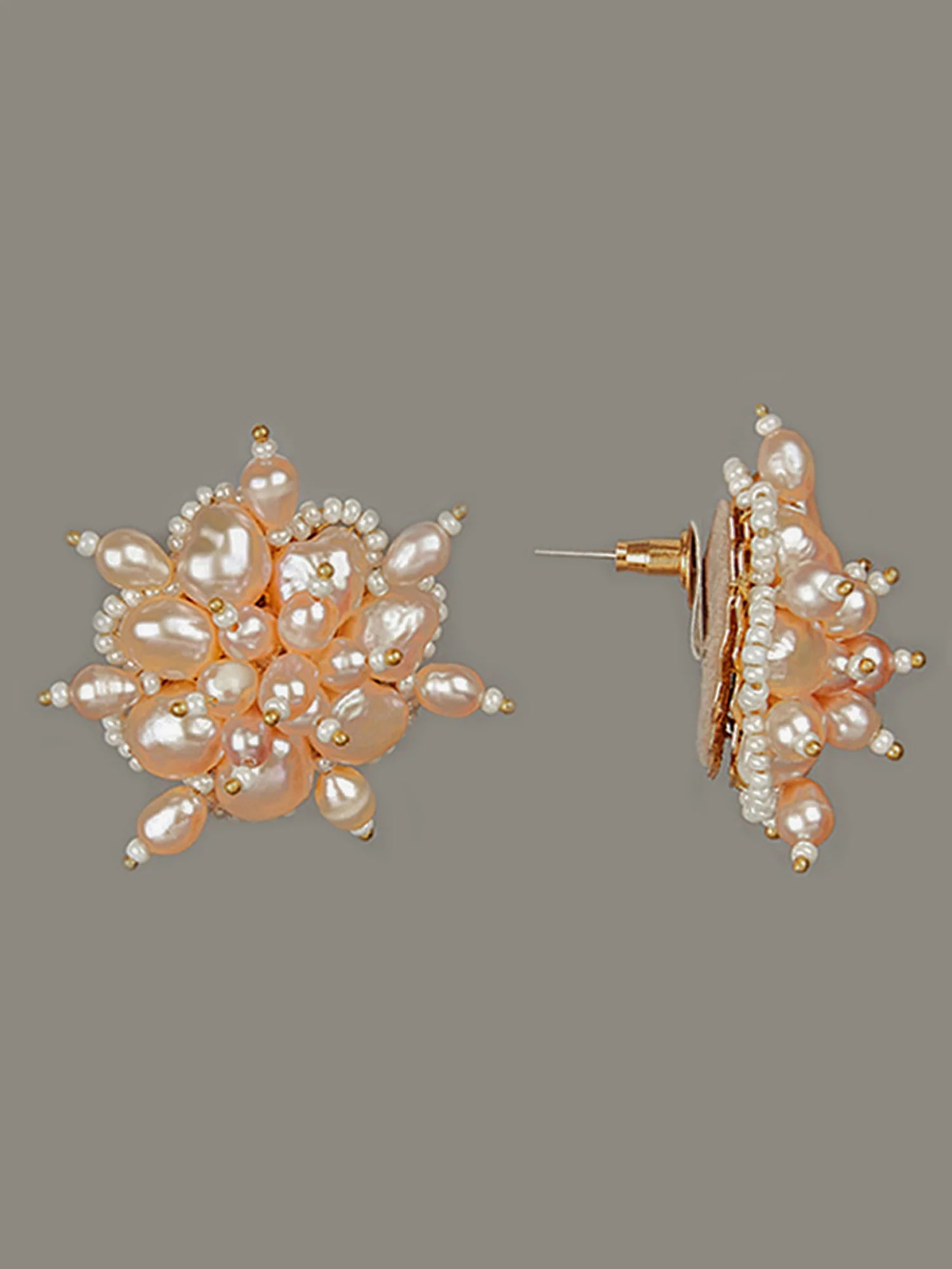 GANAVI PEACH STUDS - House of Doro